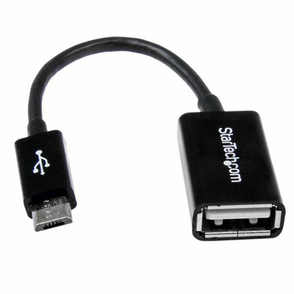 Kaapeli Micro USB Startech UUSBOTG USB A Micro USB B Musta
